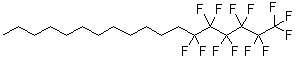 structure of CAS# 90499-30-2, 1,1,1,2,2,3,3,4,4,5,5,6,6-Tridecafluorooctadecane;1-(Perfluorohexyl)dodecane;1-(Perfluoro-n-hexyl)dodecane;Perfluoronhexyldodecane