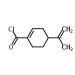 CAS#: 90554-83-9， 4-Isopropenyl-1-cyclohexene-1-carbonyl chloride