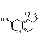 CAS 登录号：90558-64-8， (1E)-2-(1H-苯并咪唑-4-基)-N-羟基乙脒
