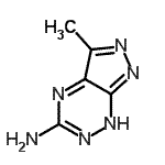 CAS#: 905754-05-4， 3-Methyl-1H-pyrazolo[4,3-e][1,2,4]triazin-5-amine