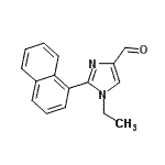 CAS#: 906477-09-6， 1-Ethyl-2-(1-naphthyl)-1H-imidazole-4-carbaldehyde