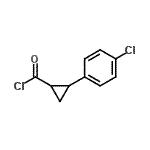CAS#: 90767-76-3， 2-(4-Chlorophenyl)cyclopropanecarbonyl chloride