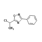 CAS#: 90772-88-6， 5-(1-Chloroethyl)-3-phenyl-1,2,4-oxadiazole