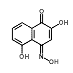 CAS#: 90800-49-0， (4E)-2,5-Dihydroxy-4-(hydroxyimino)-1(4H)-naphthalenone