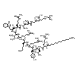 CAS#: 908012-18-0， N<sup>2</sup>-Tetradecanoyl-L-arginyl-L-leucyl-L-tyrosyl-L-arginyl-L-lysyl-L-arginyl-L-isoleucyl-L-tryptophyl-L-arginyl-L-seryl-L-alanylglycyl-L-arginine