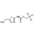 CAS#: 908267-49-2， 2,2,2-Trichloroethyl (5-ethyl-1,3-thiazol-2-yl)carbamate