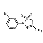 CAS#: 908333-93-7， 2-(3-Bromophenyl)-4-methyl-2,5-dihydro-1,2,3-thiadiazole 1,1-dioxide