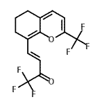 CAS#: 908338-77-2， (3E)-1,1,1-Trifluoro-4-[2-(trifluoromethyl)-6,7-dihydro-5H-chromen-8-yl]-3-buten-2-one