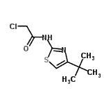 结构式 CAS# 908509-16-0, 2-氯-N-[4-(2-甲基-2-丙基)-1,3-噻唑-2-基]乙酰胺