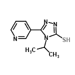 CAS#: 90871-42-4， 4-Isopropyl-5-(3-pyridinyl)-2,4-dihydro-3H-1,2,4-triazole-3-thione