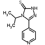 CAS#: 90871-43-5， 4-Isopropyl-5-(4-pyridinyl)-4H-1,2,4-triazole-3-thiol