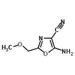 CAS#: 908815-51-0， 5-Amino-2-(methoxymethyl)-1,3-oxazole-4-carbonitrile