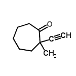 CAS#: 90925-08-9， 2-Ethynyl-2-methylcycloheptanone