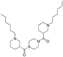 CAS#: 90934-46-6， [4-(1-Hexylpiperidine-3-carbonyl)piperazin-1-yl]-(1-hexylpiperidin-3-yl)methanone