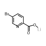 CAS#: 909711-99-5， Lithium 5-bromo-2-pyridinecarboxylate