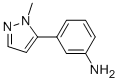 结构式 CAS# 910037-08-0, 3-(1-甲基-1H-吡唑-5-基)-苯胺