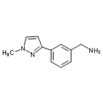 CAS#: 910037-10-4， 1-[3-(1-Methyl-1H-pyrazol-3-yl)phenyl]methanamine