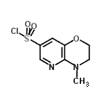 CAS#: 910037-13-7， 4-Methyl-3,4-dihydro-2H-pyrido[3,2-b][1,4]oxazine-7-sulfonyl chloride