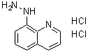 structure of CAS# 91004-61-4, 8-Hydrazinyl-Quinoline Hydrochloride (1:2);Quinolin-8-Yl-Hydrazine Dihydrochloride;8-Hydrazinoquinoline2hcl