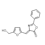 CAS#: 910442-08-9， (4Z)-4-{[5-(Hydroxymethyl)-2-furyl]methylene}-2-phenyl-1,3-oxazol-5(4H)-one
