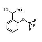 structure of CAS# 910442-37-4, 1-[2-(Trifluoromethoxy)phenyl]ethanol;MFCD08062367