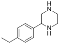 structure of CAS# 910444-30-3, 2-(4-Ethylphenyl)-Piperazine