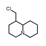 structure of CAS# 91049-90-0, 1-(Chloromethyl)octahydro-2H-quinolizine;1-(chloromethyl)octahydro-1H-quinolizine;1-(Chloromethyl)octahydro-2H-quinolizine;1-Chloromethylperhydroquinolizine
