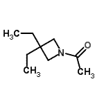 CAS#: 91055-59-3， 1-(3,3-Diethyl-1-azetidinyl)ethanone