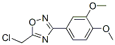 结构式 CAS# 91066-47-6, 5-(氯甲基)-3-(3,4-二甲氧基苯基)-1,2,4-恶二唑