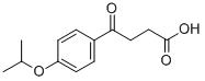 structure of CAS# 91121-67-4, 4-Oxo-4-(4-Isopropoxyphenyl)Butyric Acid;4-(4-Isopropoxyphenyl)-4-Oxo-Butanoic Acid;4-(4-Isopropoxyphenyl)-4-Oxobutanoic Acid;4-(4-Isopropoxyphenyl)-4-Keto-Butyric Acid