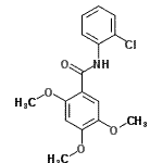 CAS#: 911832-17-2， N-(2-Chlorophenyl)-2,4,5-trimethoxybenzamide
