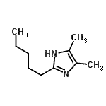 CAS#: 912455-28-8， 4,5-Dimethyl-2-pentyl-1H-imidazole