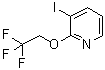 结构式 CAS# 912761-82-1, 3-碘-2-(2,2,2-三氟乙氧基)吡啶
