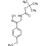 CAS#: 912762-49-3， 2-Methyl-2-propanyl [(2Z)-2-(hydroxyimino)-2-(4-methoxyphenyl)ethyl]carbamate