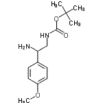 CAS#: 912762-82-4， 2-Methyl-2-propanyl [2-amino-2-(4-methoxyphenyl)ethyl]carbamate