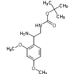 CAS#: 912763-00-9， 2-Methyl-2-propanyl [2-amino-2-(2,4-dimethoxyphenyl)ethyl]carbamate