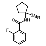 CAS#: 912771-07-4， N-(1-Cyanocyclopentyl)-2-fluorobenzamide
