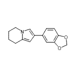 CAS#: 912771-44-9， 2-(1,3-Benzodioxol-5-yl)-5,6,7,8-tetrahydroindolizine