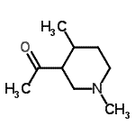 CAS#: 91324-26-4， 1-(1,4-Dimethyl-3-piperidinyl)ethanone