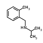 结构式 CAS# 91338-98-6, N-(邻甲苯基甲基)丙-2-胺
