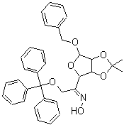 CAS#: 91364-14-6， (1E)-1-[6-(Benzyloxy)-2,2-dimethyltetrahydrofuro[3,4-d][1,3]dioxol-4-yl]-N-hydroxy-2-(trityloxy)ethanimine