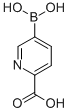 structure of CAS# 913836-11-0, 6-Carboxypyridine-3-Boronic Acid;17 6- Carboxy  Pyridine -3-Boronic Acid;2-Carboxypyridine-5-Boronic Acid, 97%;6-Carboxypyridine-3-Boronic Acid 97%