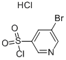 structure of CAS# 913836-25-6, 5-Bromo-3-Pyridinesulfonylchloride Hydrochloride (1:1);5-Bromopyridine-3-Sulphonyl Chloride Hydrochloride 95%;5-BROMOPYRIDINE-3-SULPHONYL CHLORIDE HYDROCHLORIDE 95
