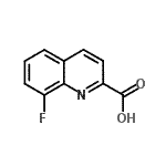 CAS#: 914208-13-2， 8-Fluoro-2-quinolinecarboxylic acid