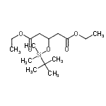 CAS#: 91424-39-4， Diethyl 3-{[dimethyl(2-methyl-2-propanyl)silyl]oxy}pentanedioate
