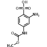 CAS#: 914358-36-4， 2-Amino-4-[(methoxycarbonyl)amino]benzenesulfonic acid