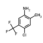CAS#: 914642-86-7， 4-Chloro-2-methyl-5-(trifluoromethyl)aniline