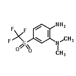 CAS#: 914775-78-3， N<sup>2</sup>,N<sup>2</sup>-Dimethyl-4-[(trifluoromethyl)sulfonyl]-1,2-benzenediamine