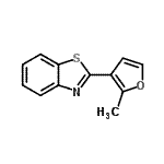 CAS#: 91493-30-0， 2-(2-Methyl-3-furyl)-1,3-benzothiazole