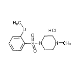 CAS#: 915401-96-6， 1-[(2-Methoxyphenyl)sulfonyl]-4-methylpiperazine hydrochloride (1:1)